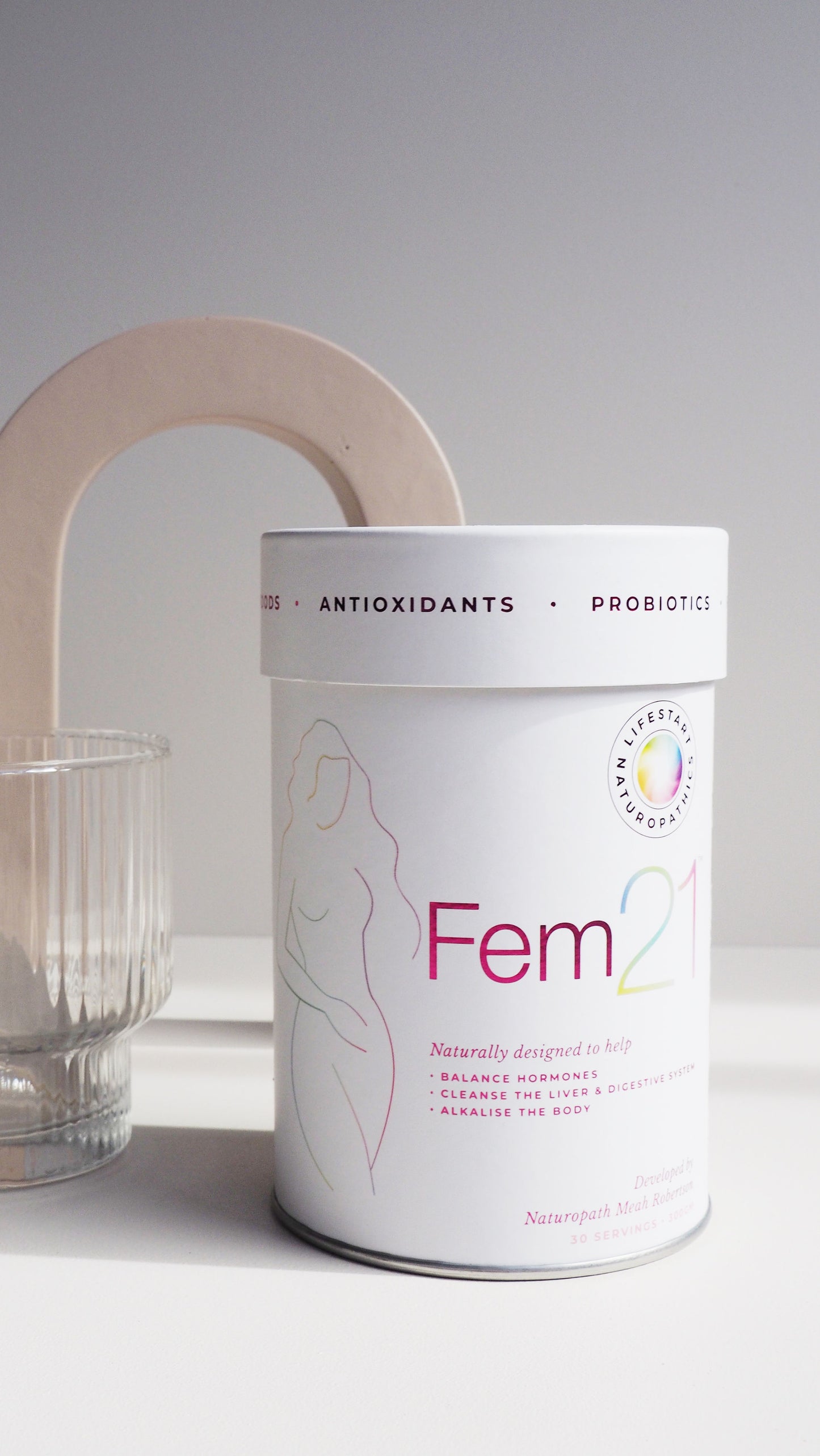 NEW FORMULA - 2 Months supply Fem21 - 600g - 60 servings